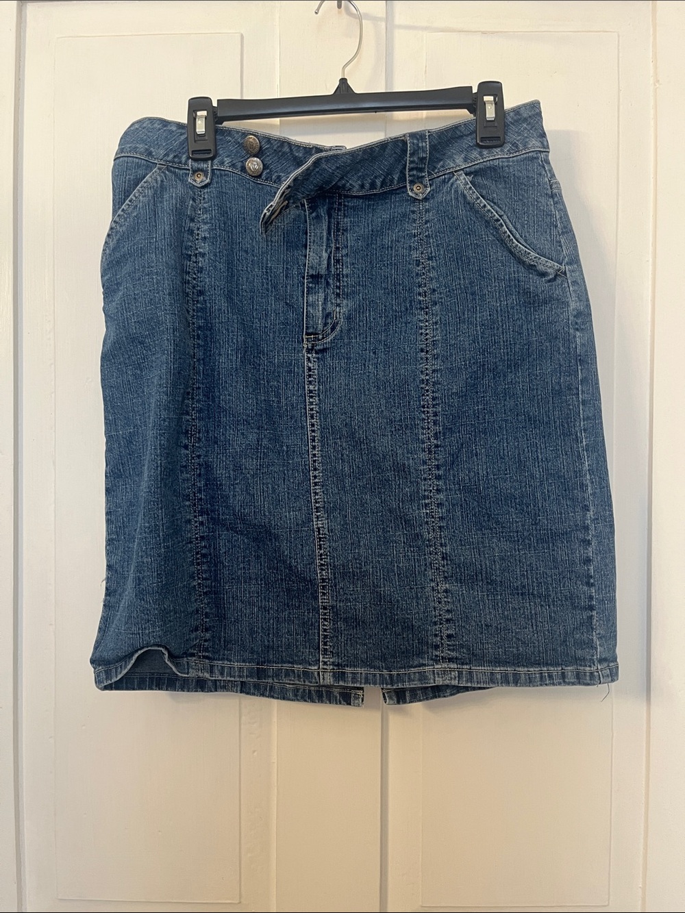 Westport Dark Blue Denim Mini Skirt
